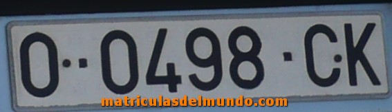 Matrícula de Asturias O-CK 0498